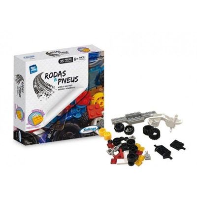 Blocos Rodas E Pneus 35Pecas Xalingo