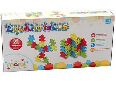 Equilibristas 32 peças didático Amaral