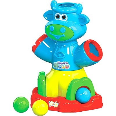 Vaquinha muu C/4 bolinhas Maral