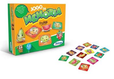 Jogo da memória de frutas Xalingo