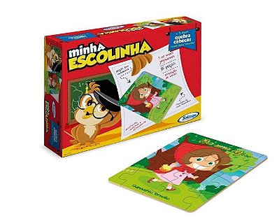 Jogo quebra cabeça chapeuzinho vermelho 15P Xalingo