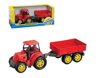 Trator Agromax c/caçamba 38CM Poliplac