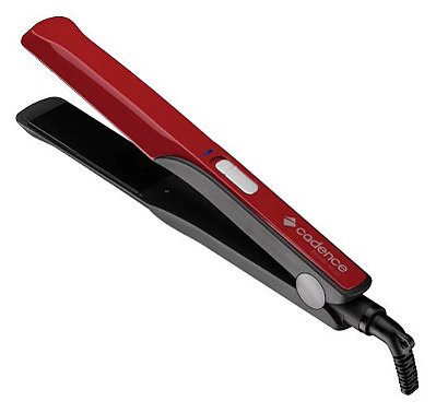 Prancha alisadora de cabelo Bivolt vermelha Cadence