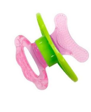 Mordedor c/massageador rosa Buba