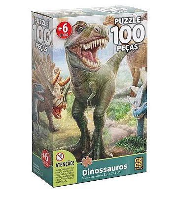 Jogo puzzle 100P Dinossauros Grow