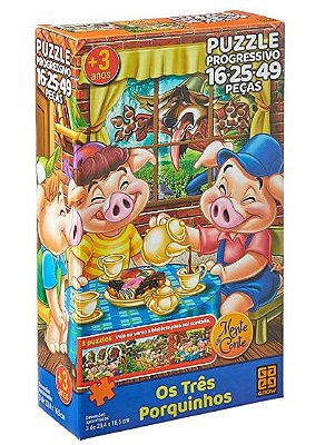 Jogo três porquinhos Grow