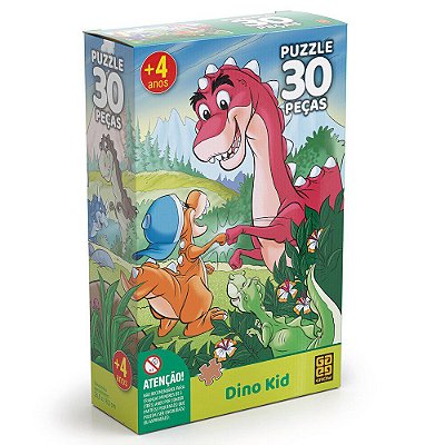 Jogo Puzzle 30P dino kid Grow