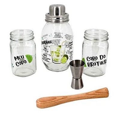 Kit caipirinha 5 peças Dynasty