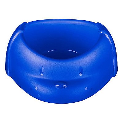 Comedouro plástico p/cão 300ml Azul