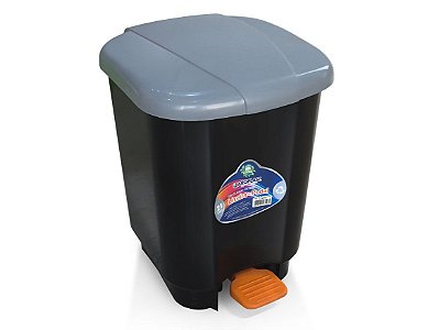Lixeira 21L desmontável c/pedal Arqplast