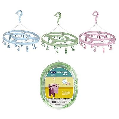 Mini varal c/24 prendedores Mor