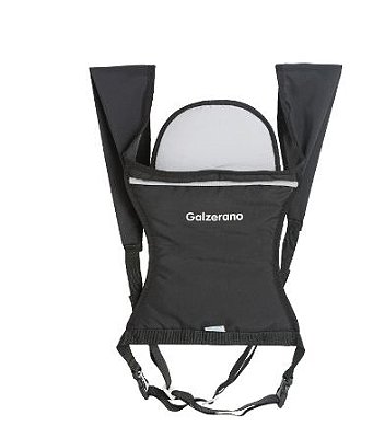 Canguru balbi prático preto/cinza Galzerano