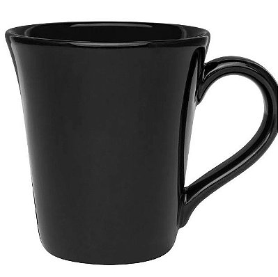 Caneca tulipa color 330ml preta