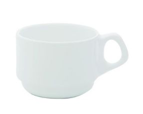 Xícara empilhável 220ml branca Oxford