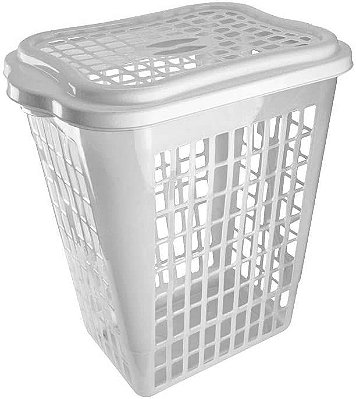Cesto de roupa telado 46l Plasvale