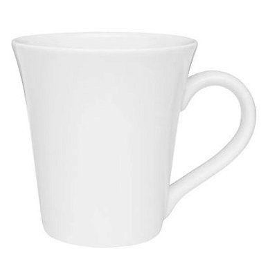 Caneca tulipa cor branca 330ml Oxford
