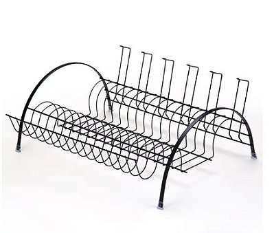 Escorredor de louças Fantastik preto Arthi