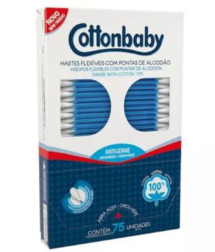 Cotonete com 75 Unidades Cottonbaby