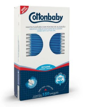 Cotonete com 150 Unidades Cottonbaby