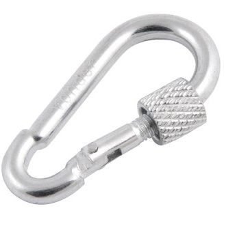 Mosquetão com trava roscada 5mmx50mm Vonder