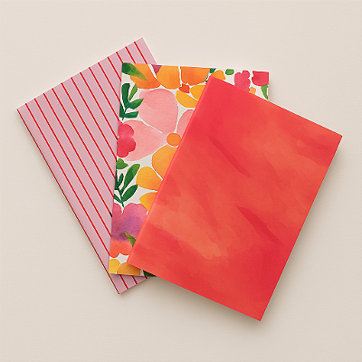 Trio Mini Cadernos - Brochurinha | Coleção Encanto
