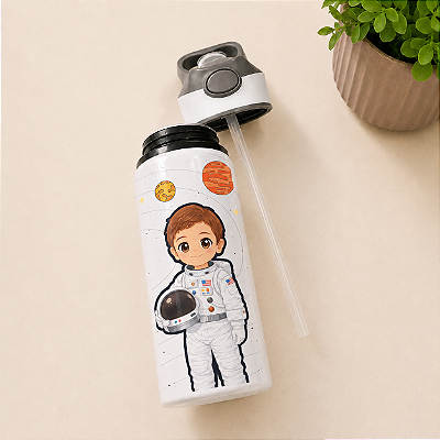 Squeeze 600ml - Caricatura Kids | Astronauta* ❤