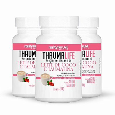 Adoçante de mesa Thaumalife -  Leite de Coco em Pó e Taumatina - 50g
