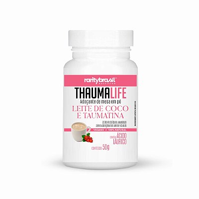 Adoçante de mesa Thaumalife -  Leite de Coco em Pó e Taumatina - 50g