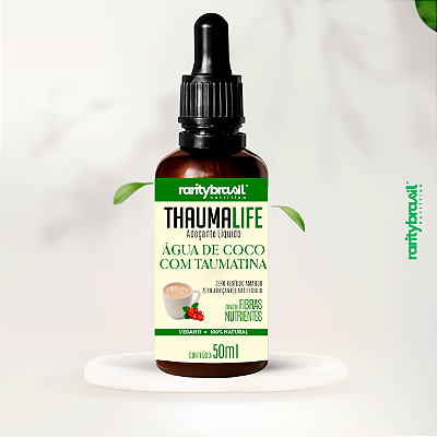 ThaumaLife - Dulcificante de Mesa Liquido - Água de Coco e Taumatina - 50ml