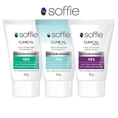Kit Soffie Clinical - 3 fragrâncias