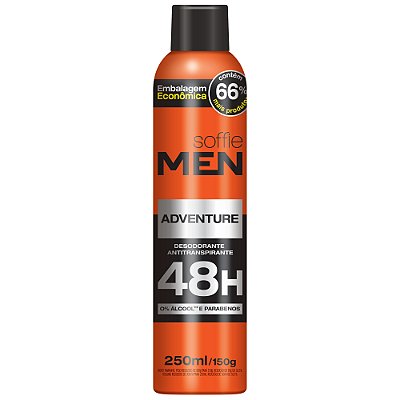 Desodorante Antitranspirante Soffie Men Adventure Aerossol