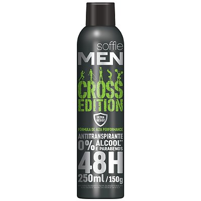 Desodorante Antitranspirante Soffie Men Cross Edition Aerossol