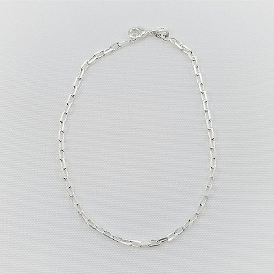Pulseira Banhada A Prata Masculina De Elo Cartie Bijou Art