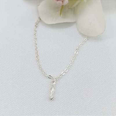 Pulseira Banhada A Prata Recem Nascido Com Figa Antialérgica Bijou Art
