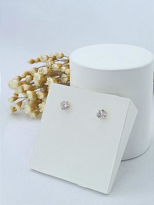 Brinco Banhado A Ouro Com Zircônia Antialérgico Bijou Art
