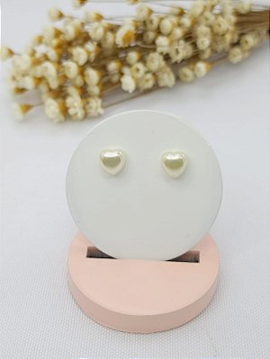 Brinco Banhado A Ouro De Pérola 8 mm Bijou Art