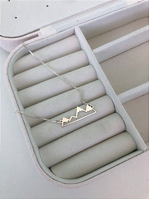 Colar de Prata Montanha 45cm