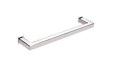 Porta Toalha Toalheiro de Rosto de Banheiro 30cm em Aço Inox Polido Brilhante Linha Larissa  Stainless