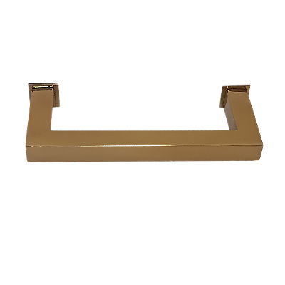 Porta Toalha Toalheiro de Rosto Banheiro 25cm Linha Larissa Dourado