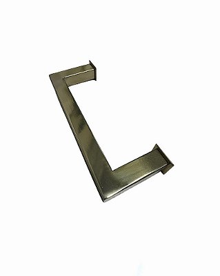 Porta Toalha Toalheiro de Rosto Banheiro 20cm Linha Larissa Dourado Stainless