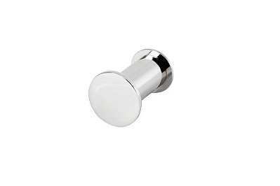 Cabide/Gancho de Parede Banheiro 4,5cm em Aço Inox Polido Brilhante Linha Tessália Stainless