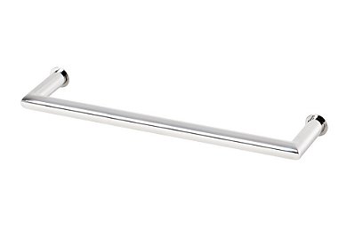 Porta Toalha Banho de Banheiro 35cm em Aço Inox Polido Brilhante Linha Tessália Stainless