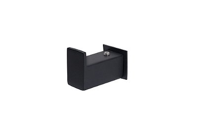 Cabide/Gancho de Parede Banheiro 4,5cm em Aço Inox Black Matte Preto Fosco Stainless