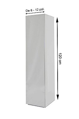 Capa Quadrada 120cm Inox 430