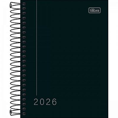 Agenda Pepper Esp Preta M4 Tilibra 179698