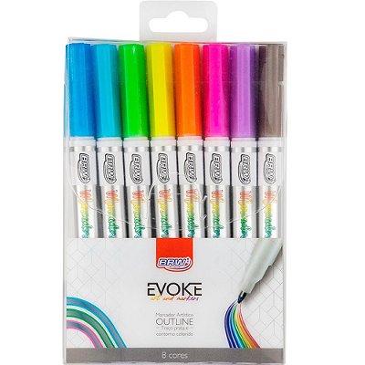 MARCADOR OUTLINE EVOKE CORES BRW CA8015 C/8
