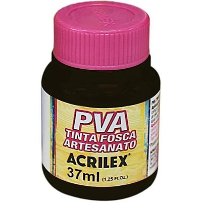 Tinta Pva 37ml Preto 520 Acrilex 3240