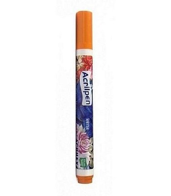 Caneta P/ Tecido Acrilpen Laranja 517 Acrilex