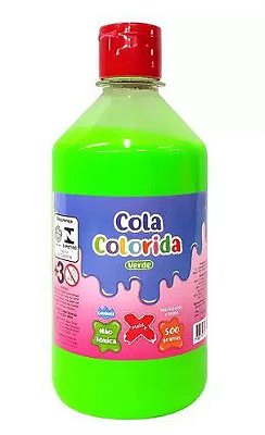 Cola Colorida Make + 500g Verde 6233