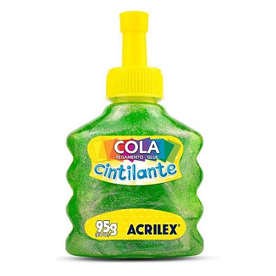 Cola Cintilante 95g Verde Acrilex